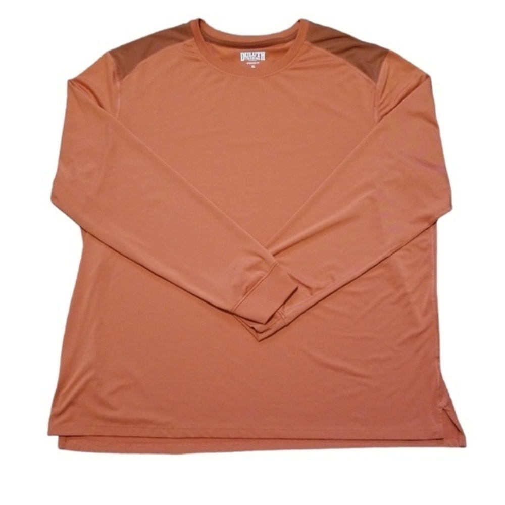 Duluth‎ Trading Co Men’s Burnt Orange 50 UPF Long Sleeve Shirt Sz. XL